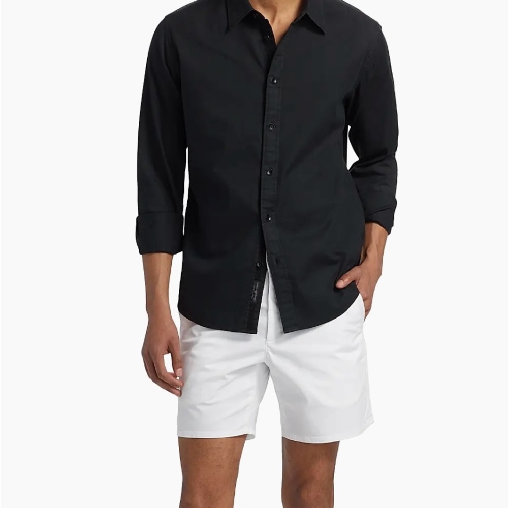 Rag & Bone Black Button-Up Shirt